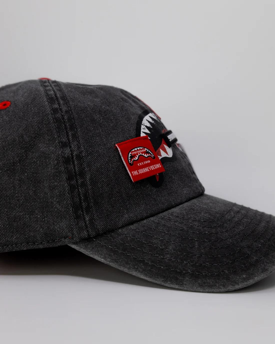 Cappello Sprayground in denim con patch