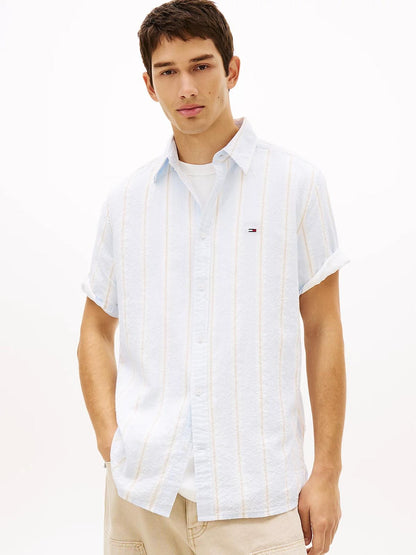 Camicia Tommy Jeans "Regular SeerSucker" uomo
