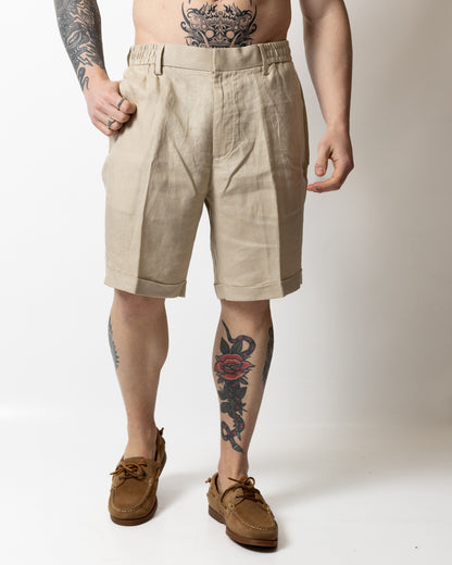 Bermuda Liu Jo chino in lino uomo