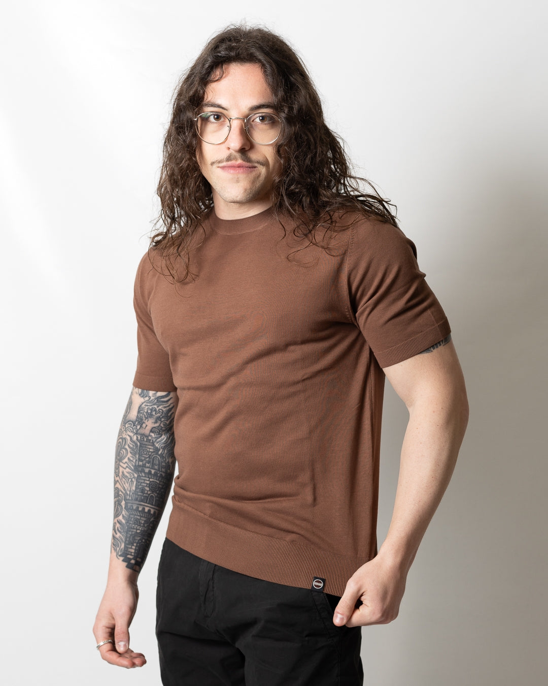 T-Shirt Colmar in maglia rasata uomo