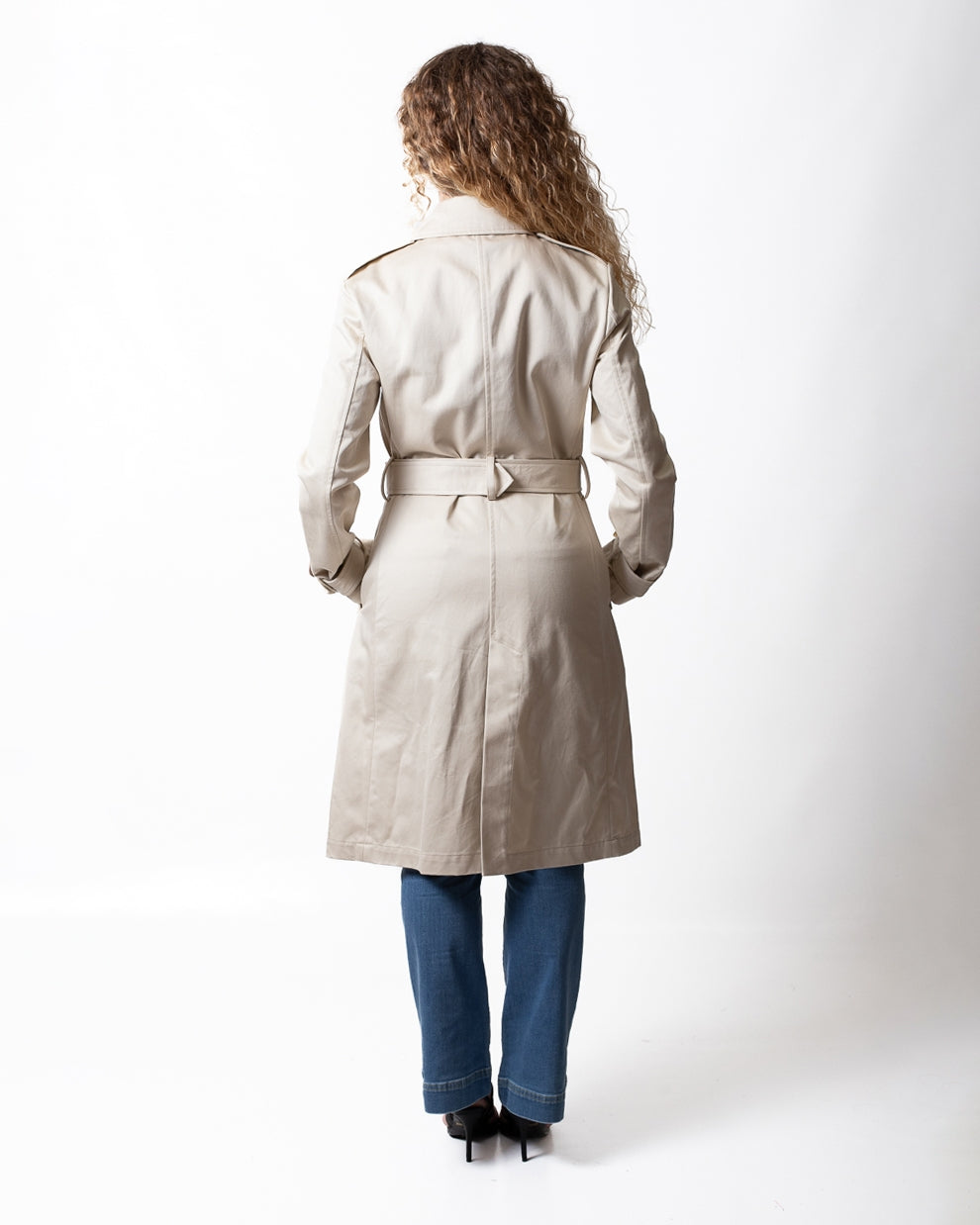 Trench Add monopetto in cotone donna