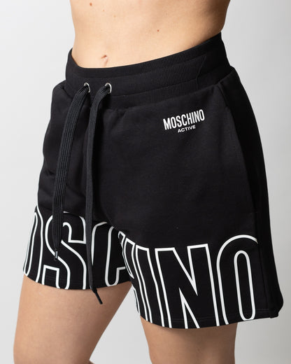 Short Moschino Active in felpa logato donna