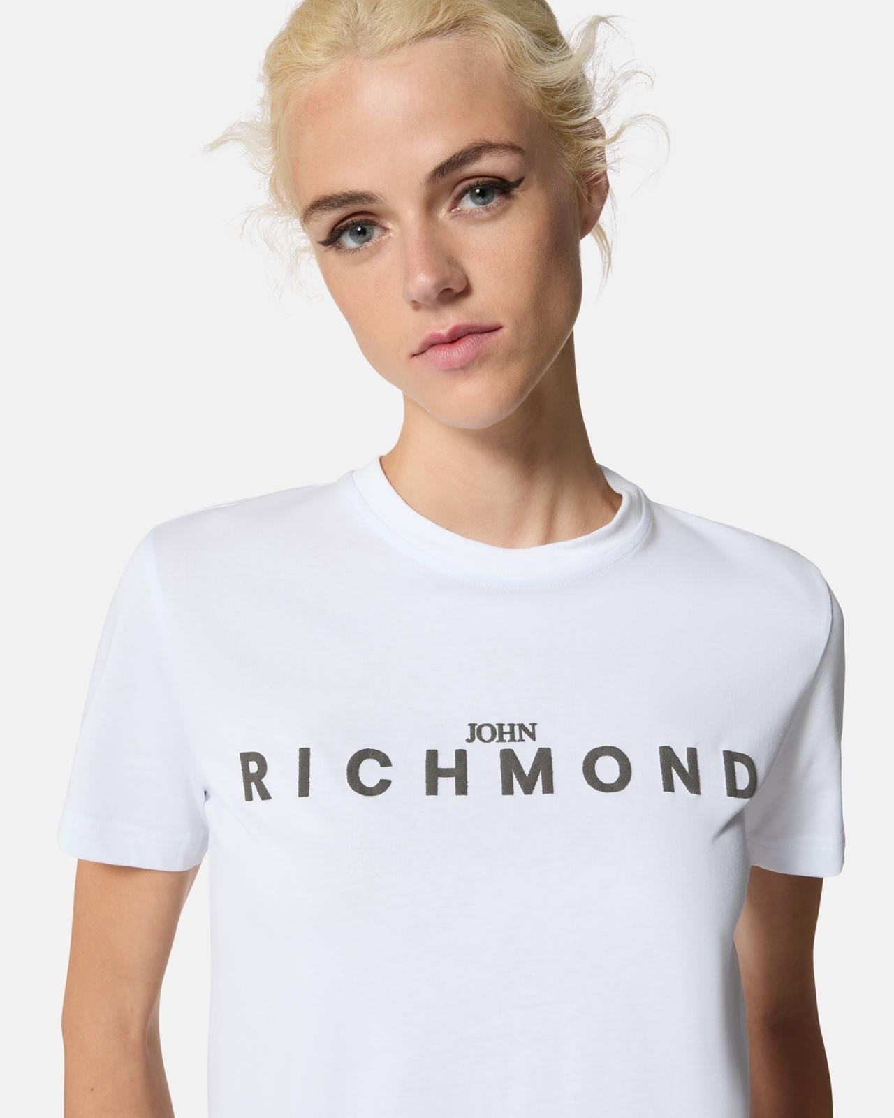 T-Shirt John Richmond logo basic donna