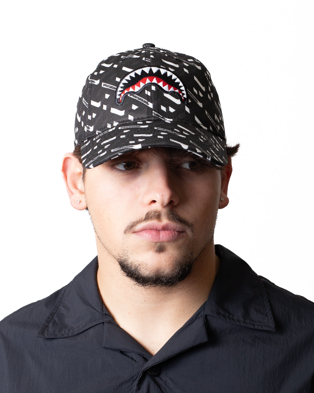 Cappello Sprayground con stampa all-over e ricamo