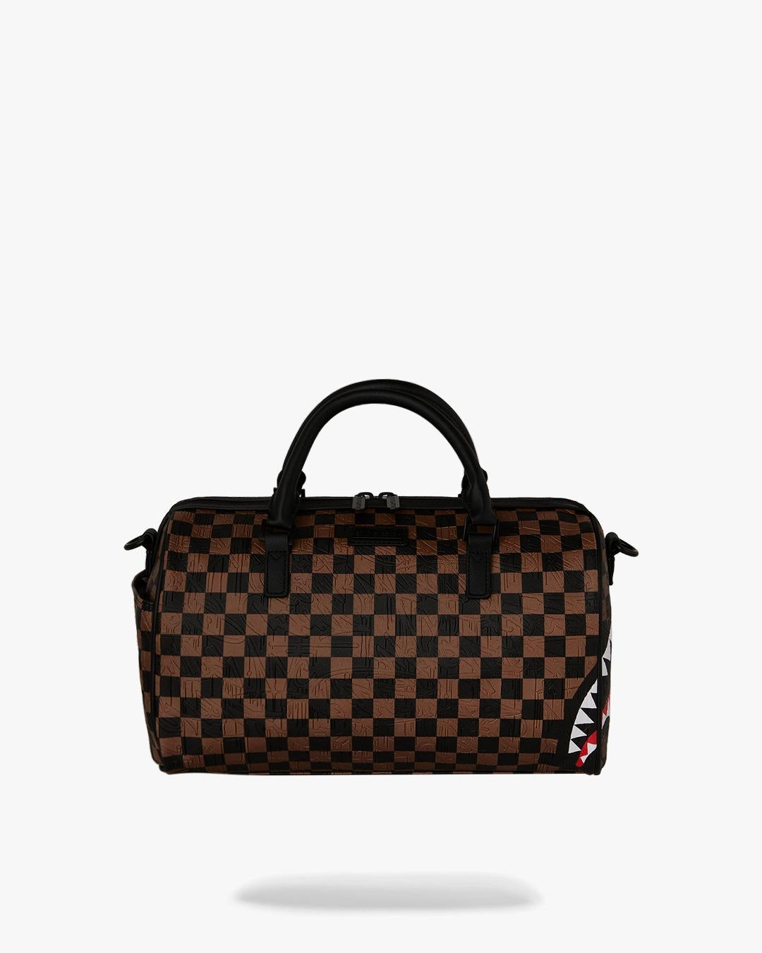 Borsa Sprayground marrone "CHECK 2 EMBOSS MINI DUFFLE"