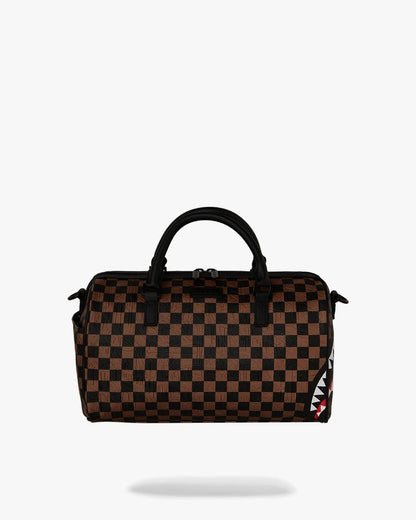 Borsa Sprayground marrone "CHECK 2 EMBOSS MINI DUFFLE"