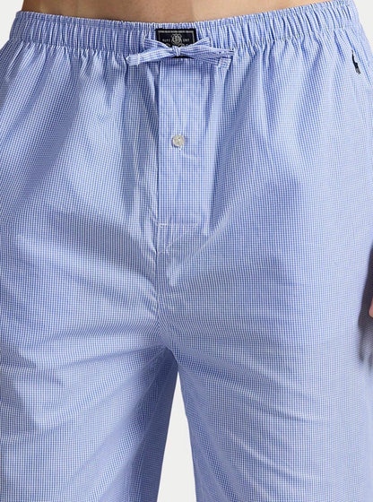 Pigiama Polo Ralph Lauren con micro-gingham e logo ricamato