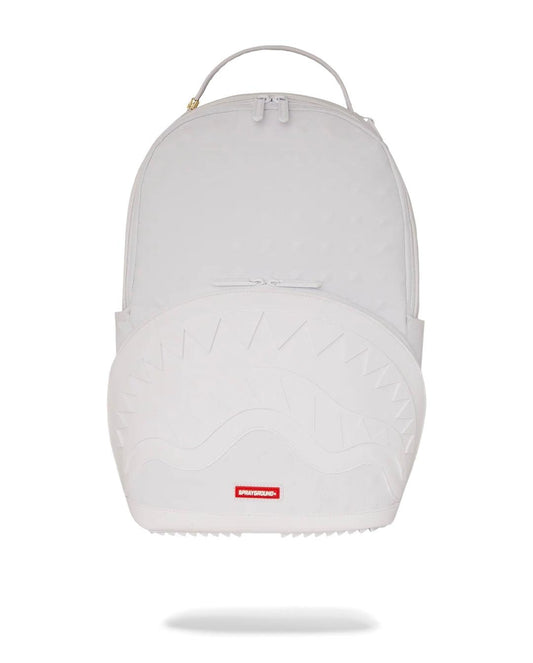 Zaino Sprayground bianco White pyramid dlx backpack