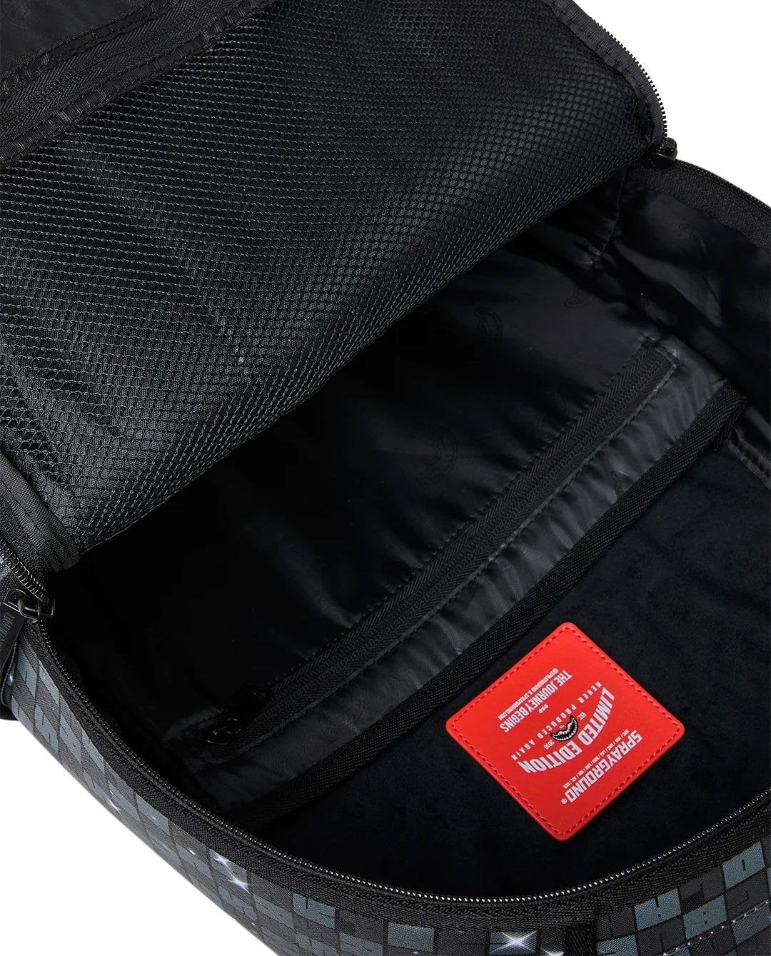 Zaino Sprayground nero MONOPOLY STATUE BACKPACK