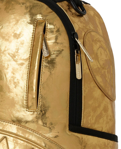 Zaino Sprayground oro GOLD WEATHERED BACKPACK