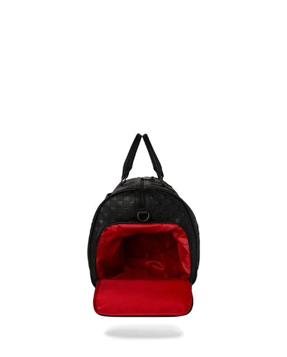 Borsone Sprayground nero RAISED CHECK DUFFLE