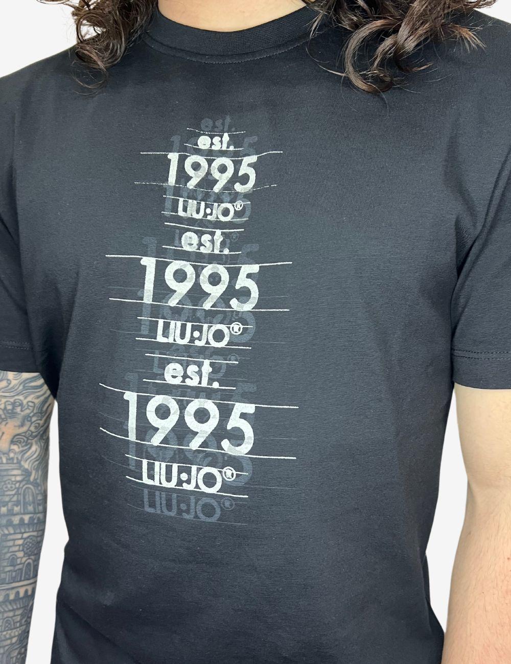 T-Shirt Liu Jo con logo e stampa uomo