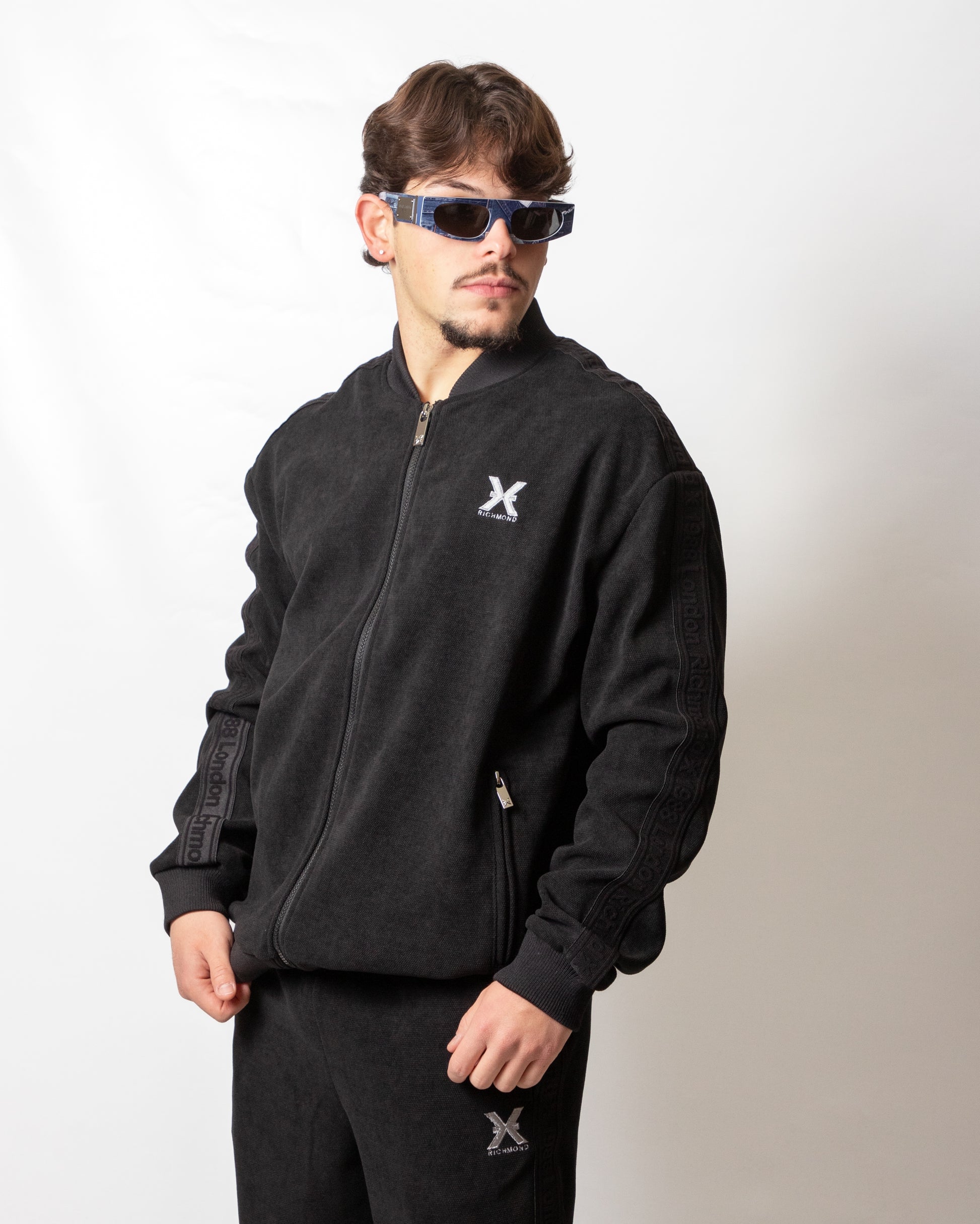Felpa Richmond X fullzip in spugna uomo