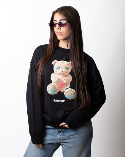 Felpa Barrow girocollo con stampa Teddy