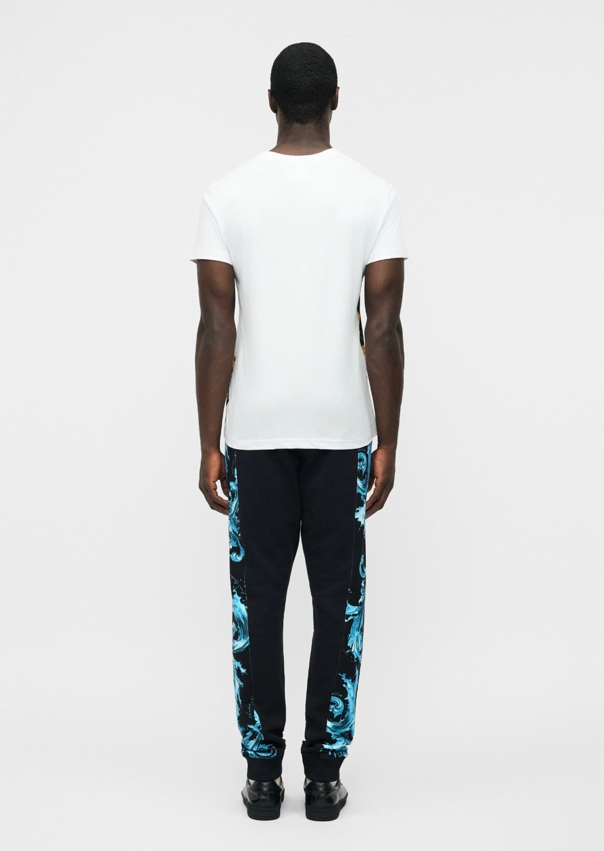 T-Shirt Versace Jeans Couture regular "Wave Baroque" uomo