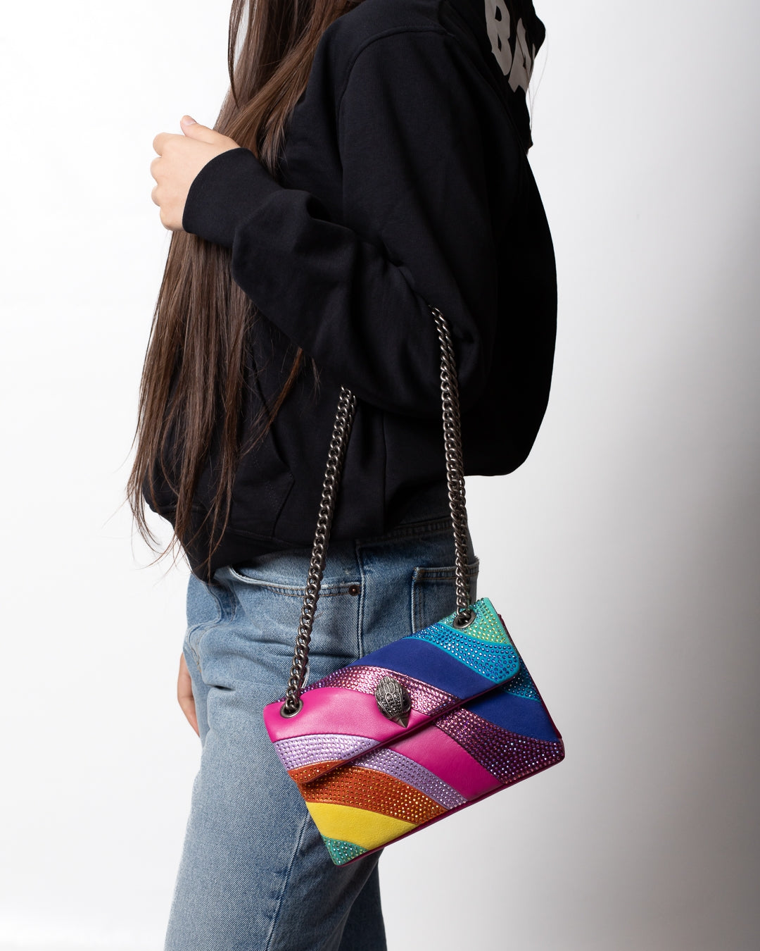 Borsa Kurt Geiger "Mini Kensington Multicolor" donna