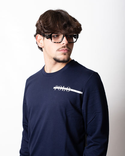 Felpa Polo Ralph Lauren girocollo con ricamo e stampa uomo
