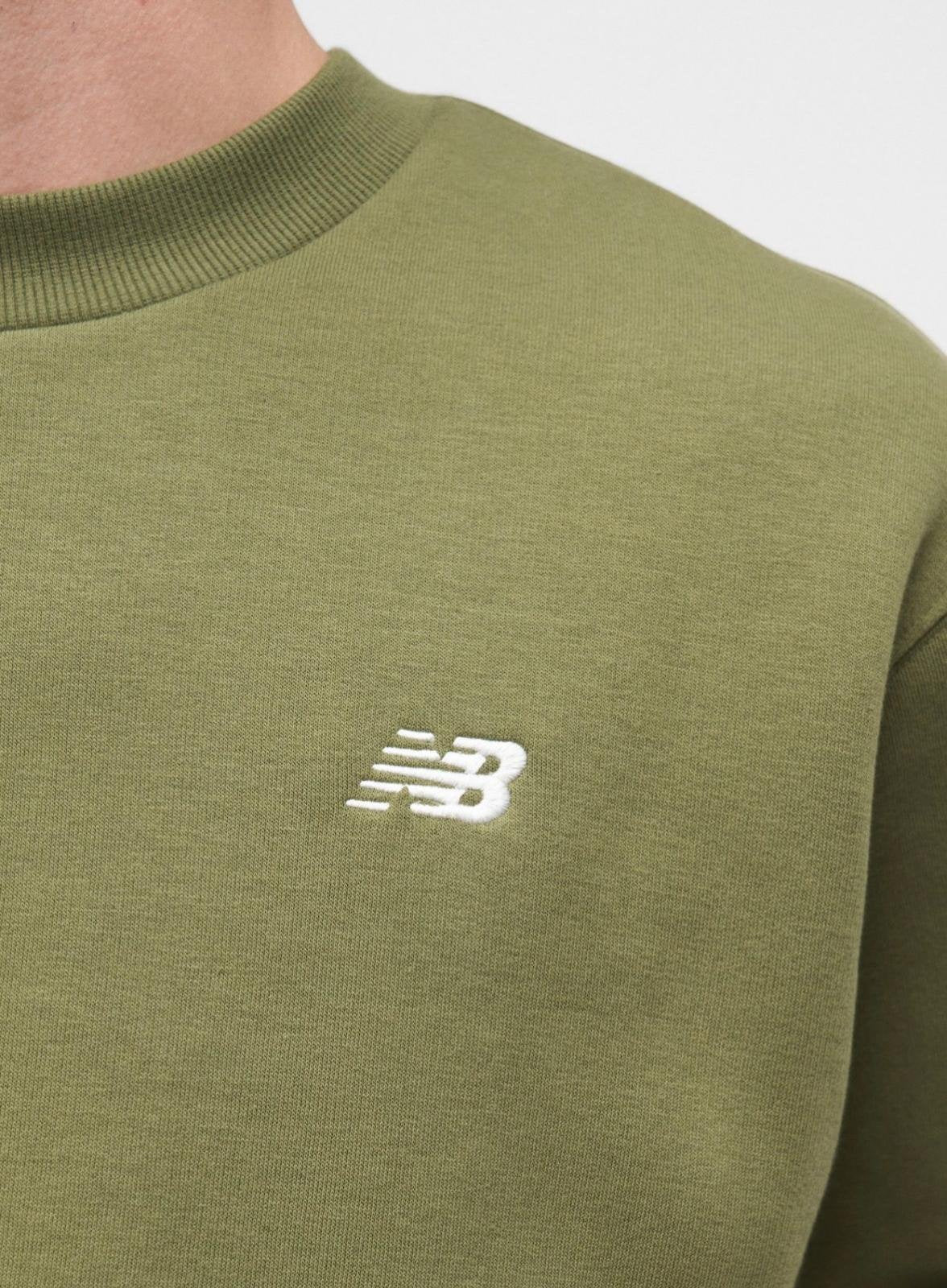 Felpa New Balance girocollo con logo ricamato