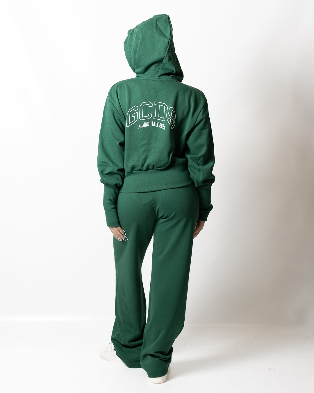 Pantalone GCDS Essentials in felpa "Logo Lounge" donna