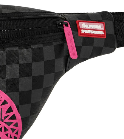 Marsupio Sprayground nero "Pink Panther: drippy diamons savvy crossbody"