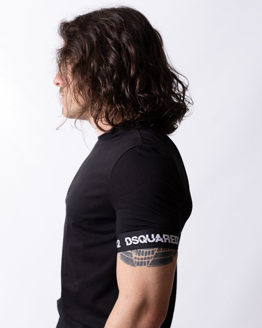 T-shirt Dsquared2 con fascia logata