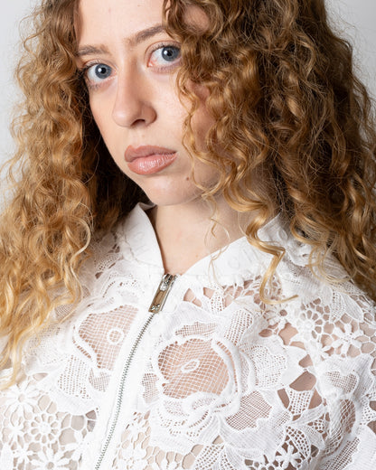 Giubbotto Richmond X cropped con pizzo donna
