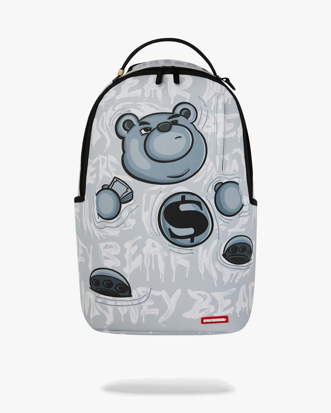 Zaino Sprayground bianco "MONEY BEAR GRAFFITI FLOAT BACKPACK"