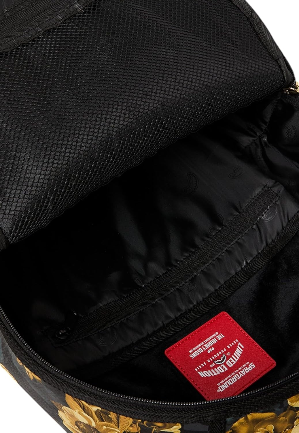 Zaino Sprayground nero Gold floral remix backpack