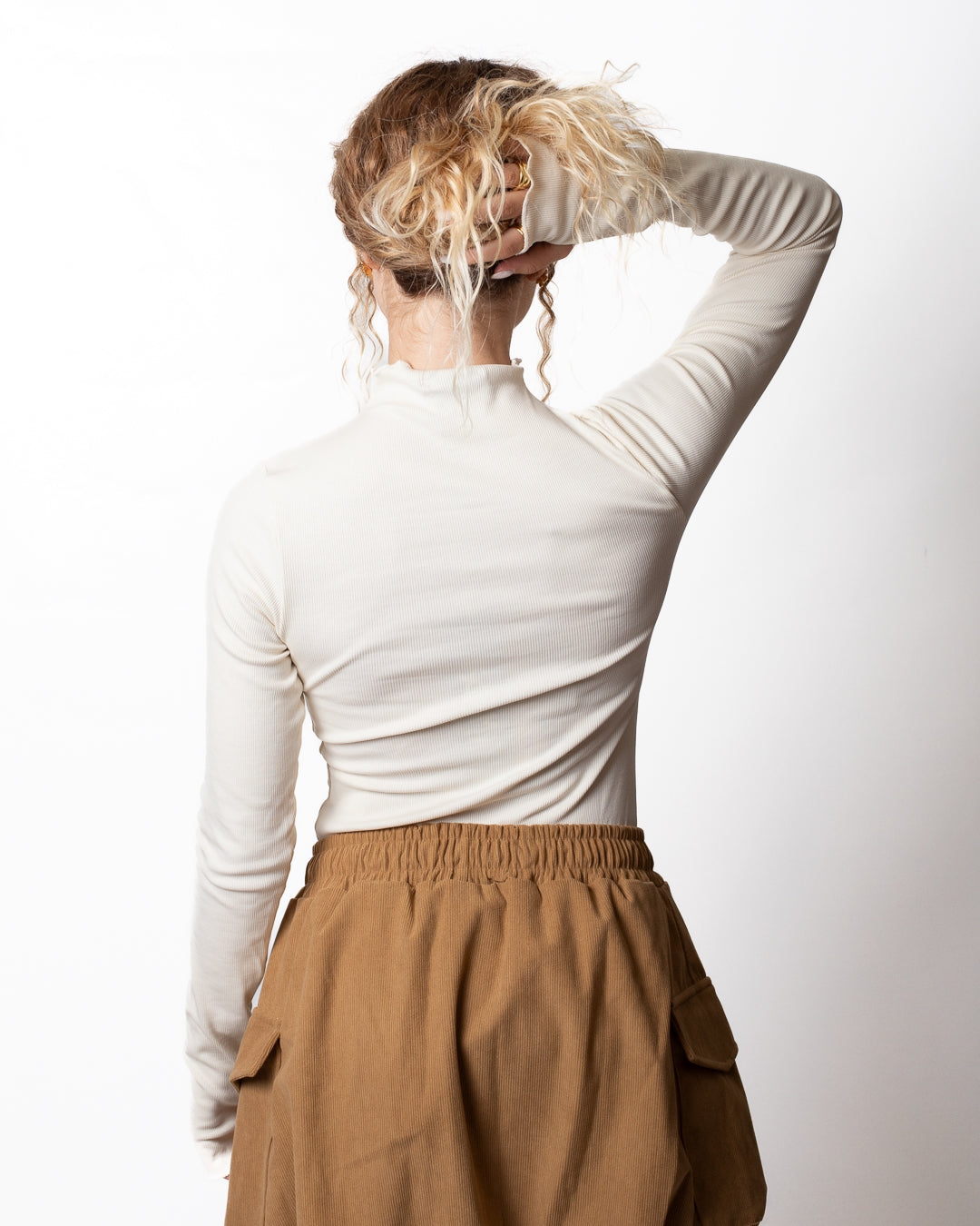 Body Disclaimer in costina con logo donna