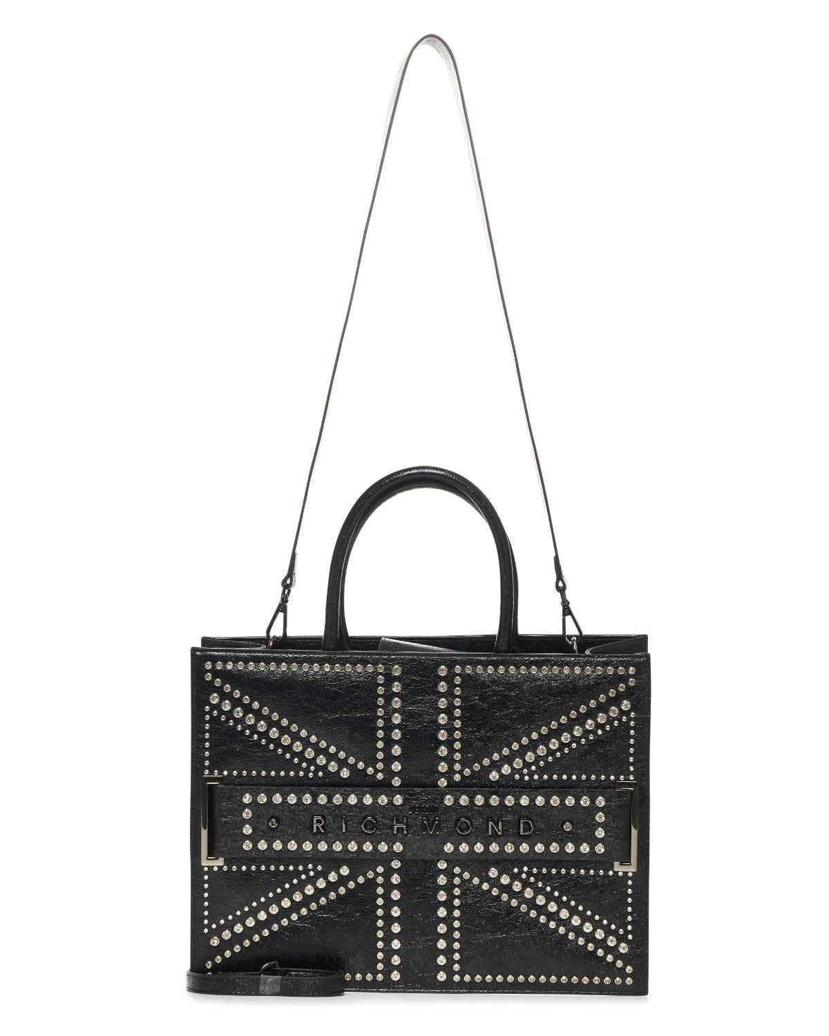 Borsa John Richmond con gioielli e placca logata donna