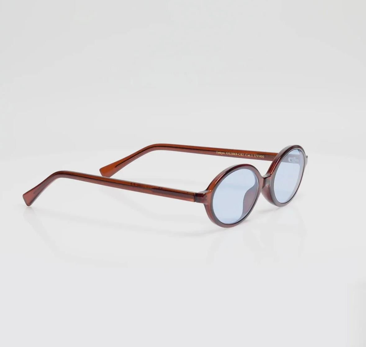 Occhiali OS Sunglasses Tokyo mocha blu 