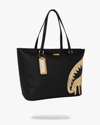 Borsa Sprayground nero "GOLD AND DANGEROUS TOTE"