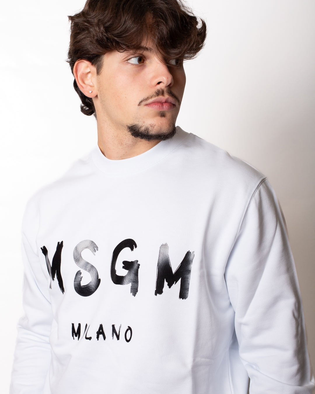 Felpa MSGM girocollo "Classic Logo"