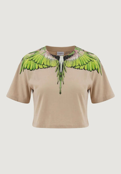 T-Shirt Marcelo Burlon "Icon Wings Explosion"donna