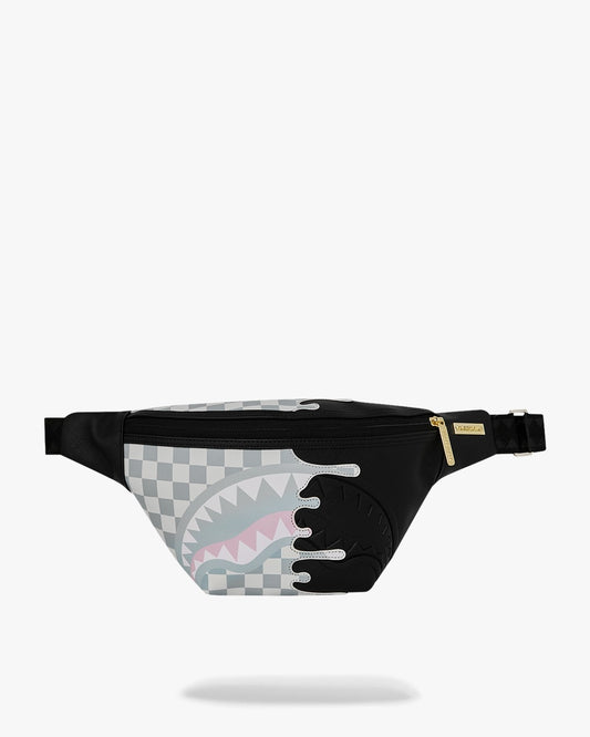 Marsupio Sprayground nero CREAM CHECK UNFINISHED SHARK SAVVY CROSSBODY