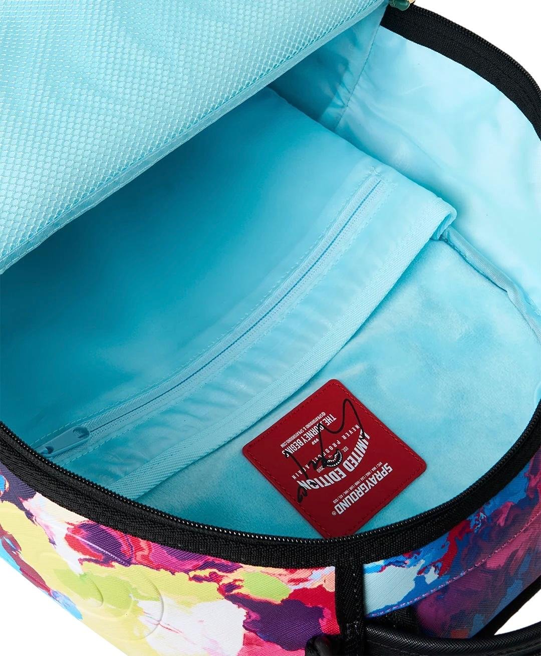 Zaino Sprayground bianco HIDEKI SAIJO ABSTRACT FLOW BACKPACK