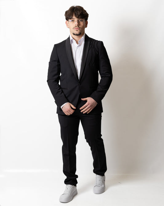 Abito Daniele Alessandrini "Sartoria" con ricami uomo