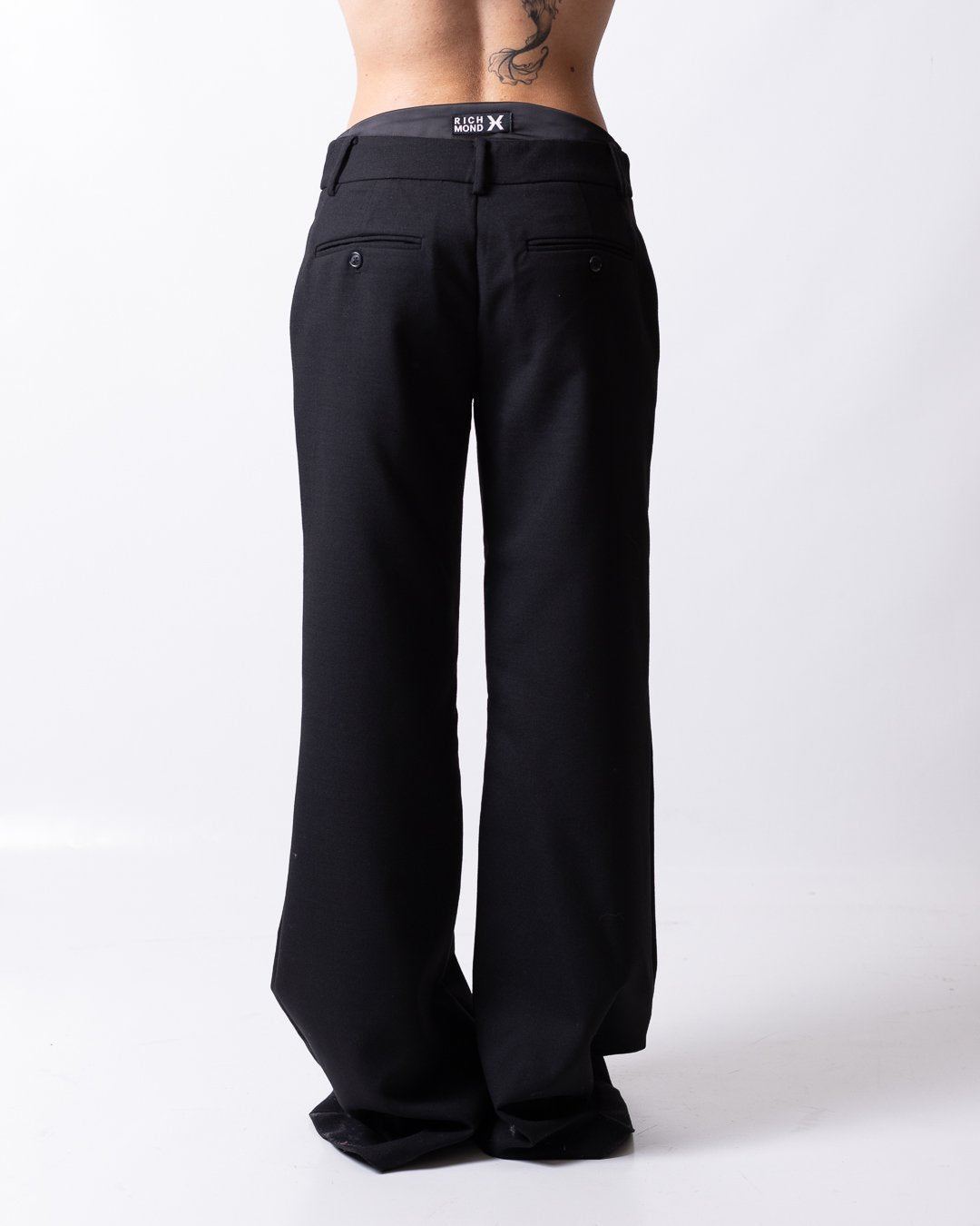 Pantalone Richmond X flared in misto lana donna