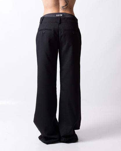 Pantalone Richmond X flared in misto lana donna