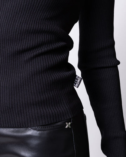 Maglia Richmond X in costina con catena donna