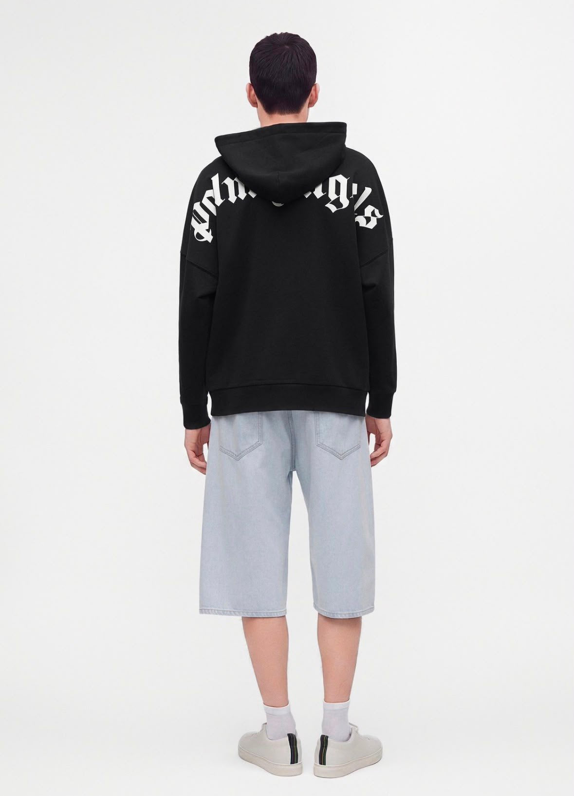 Felpa Palm Angels maxi logo stampato 