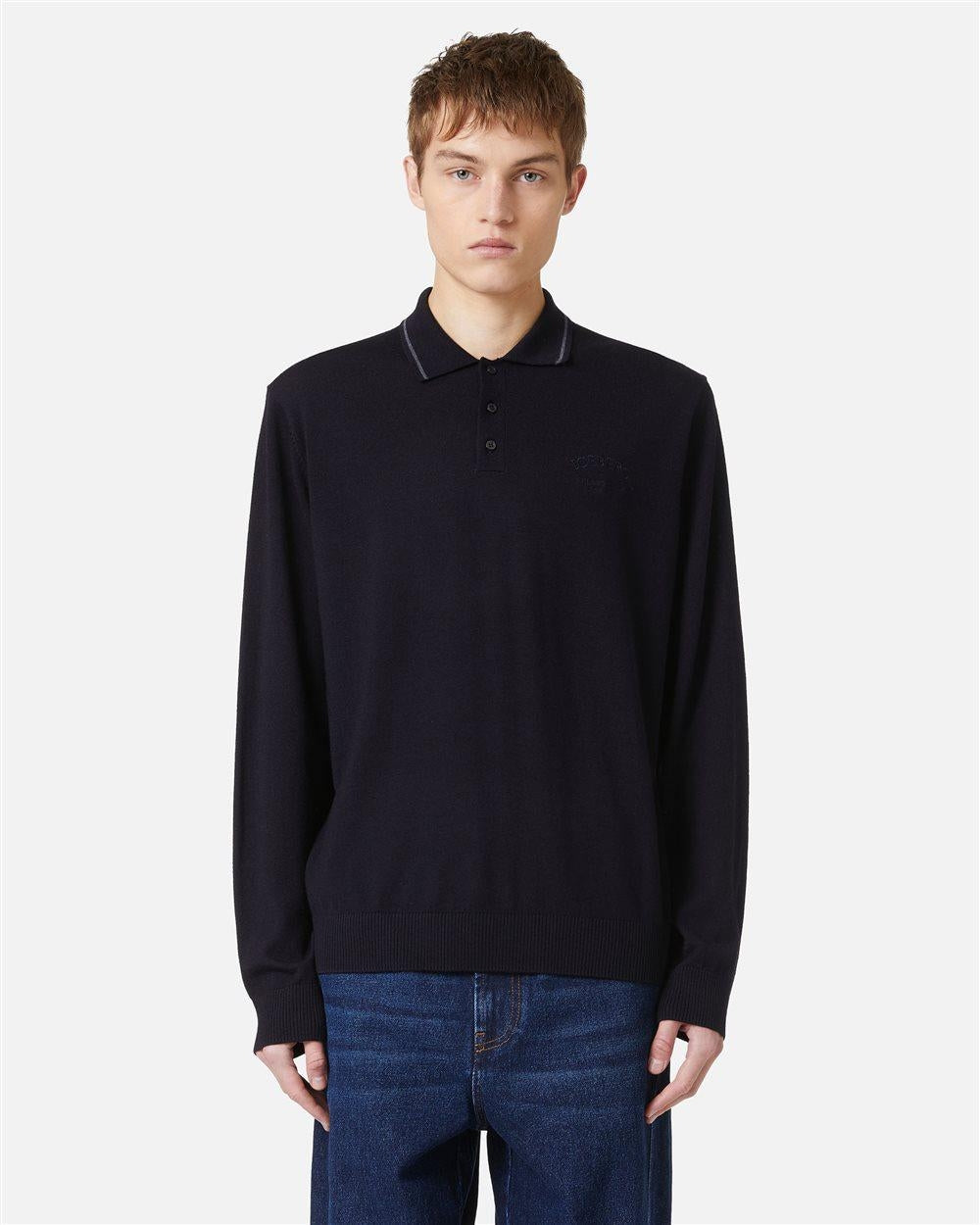 Maglia a polo Iceberg in lana uomo