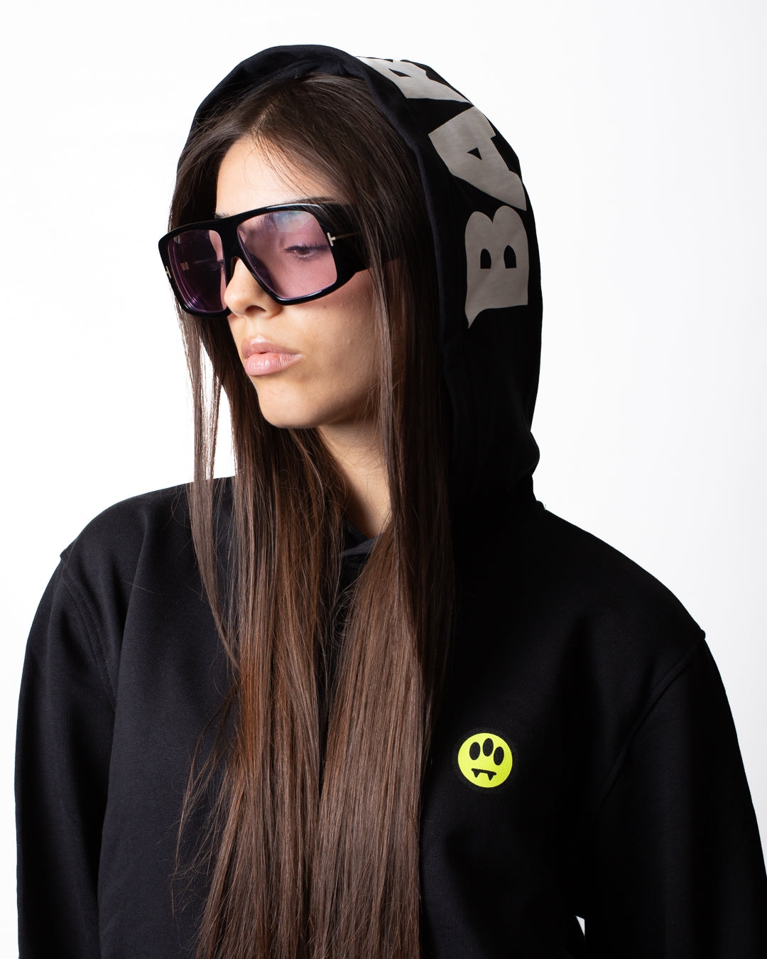 Felpa Barrow classic con cappuccio logato