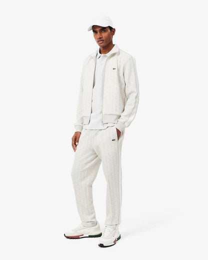 Pantalone Lacoste logato allover uomo