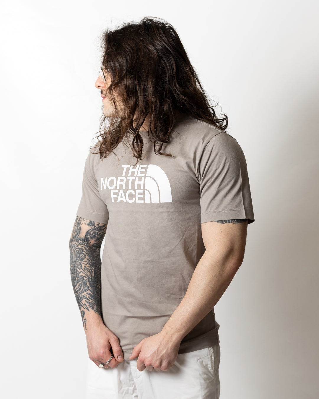 T-Shirt The North Face regular maxi logo uomo
