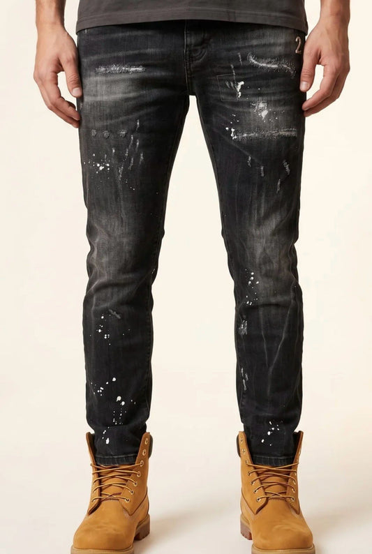 Jeans G2Firenze slim "Darkness" uomo