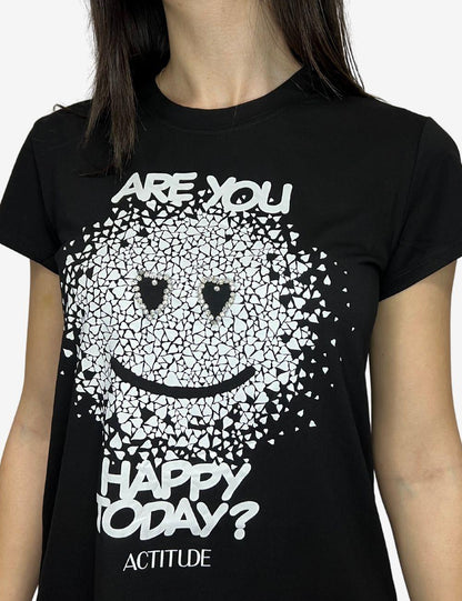 T-Shirt Twinset Actitude con stampa donna