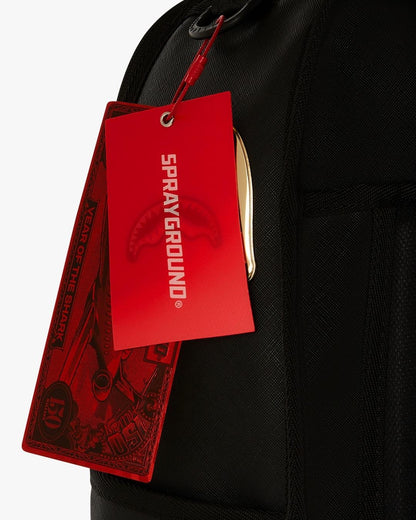 Zaino Sprayground nero "GOLD AND DANGEROUS BACKPACK"