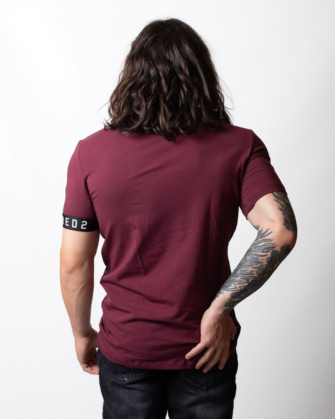 T-Shirt Dsquared2 con fascia logata uomo