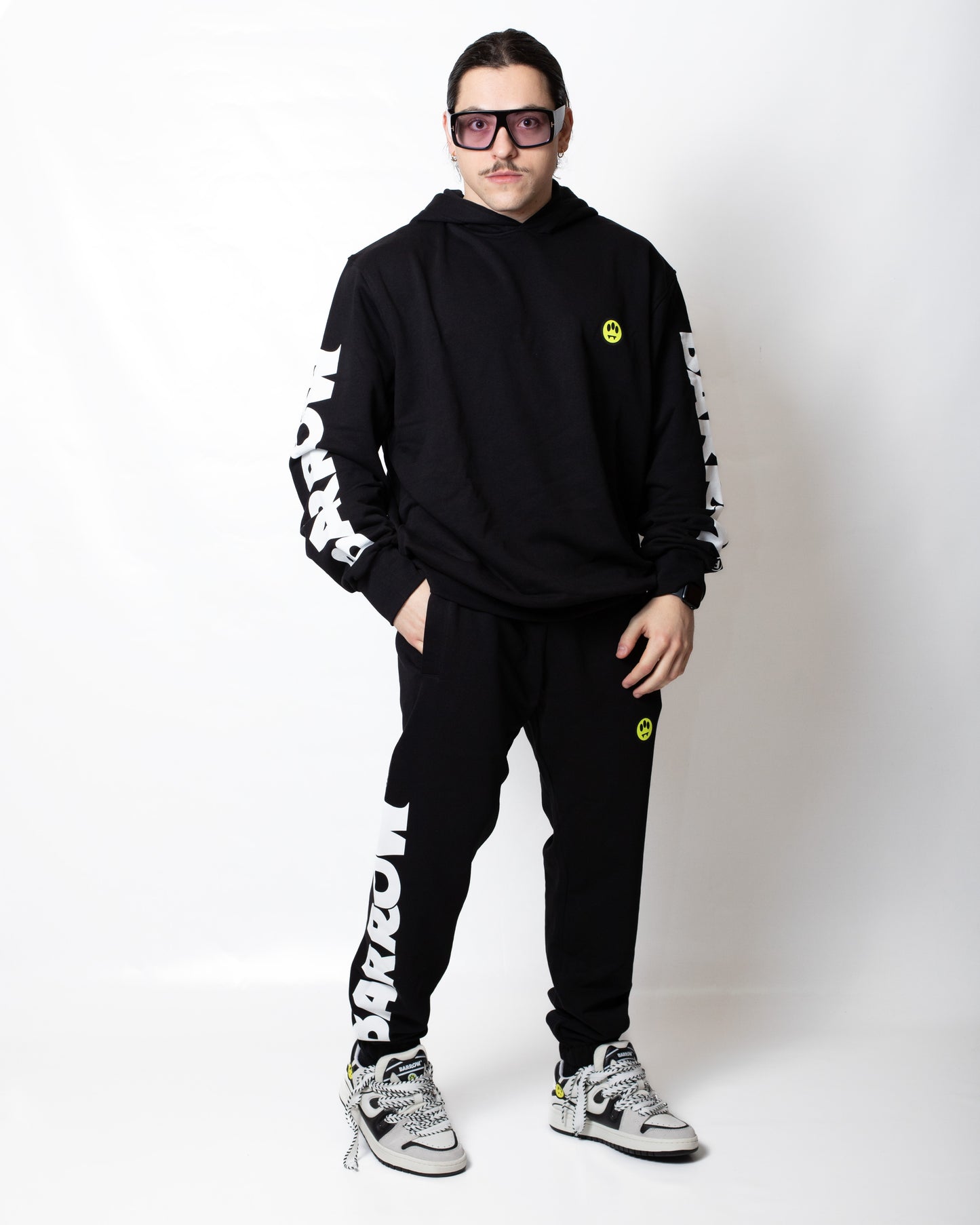 Pantalone Barrow in felpa con logo classic